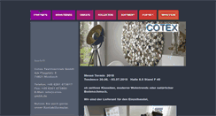 Desktop Screenshot of cotex-gmbh.de